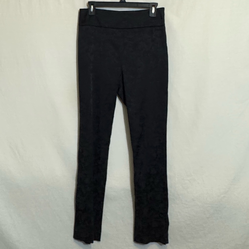B-63 Herman Geist Black Tuxedo Style Trouser Dress‎ Pants Size 10
